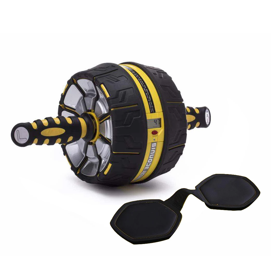 Digital Abdominal  wheel roller springback  Muscle Training Rollers Ab Workout Equipment Exercise Core Abdominal Muscles
