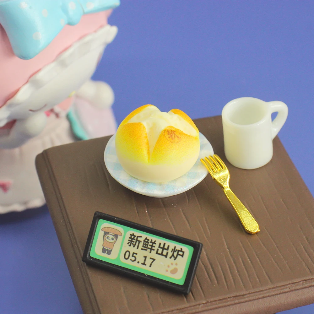 Miniature Colorful Plate Dishes Resin Charms For DIY Kitchen Accessories Doll House Kitchen Food Play Toys