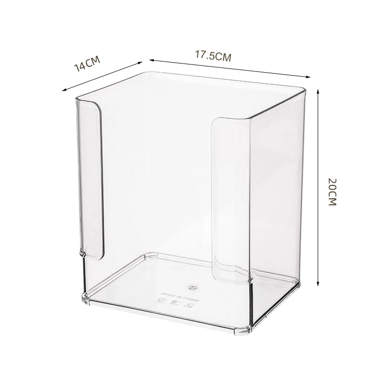Plastic Picture Book Storage Box Transparent Cassette Storage Box Visible Video Tape Storage