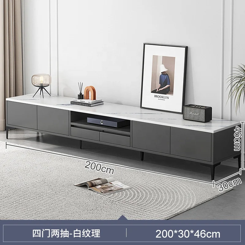 YOUTAI modern simple light luxury living room furniture coffee table tv stand combination