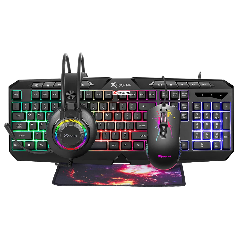 Christmas nice gift gaming kits wired gaming combo CMX-410 XTRIKE brand