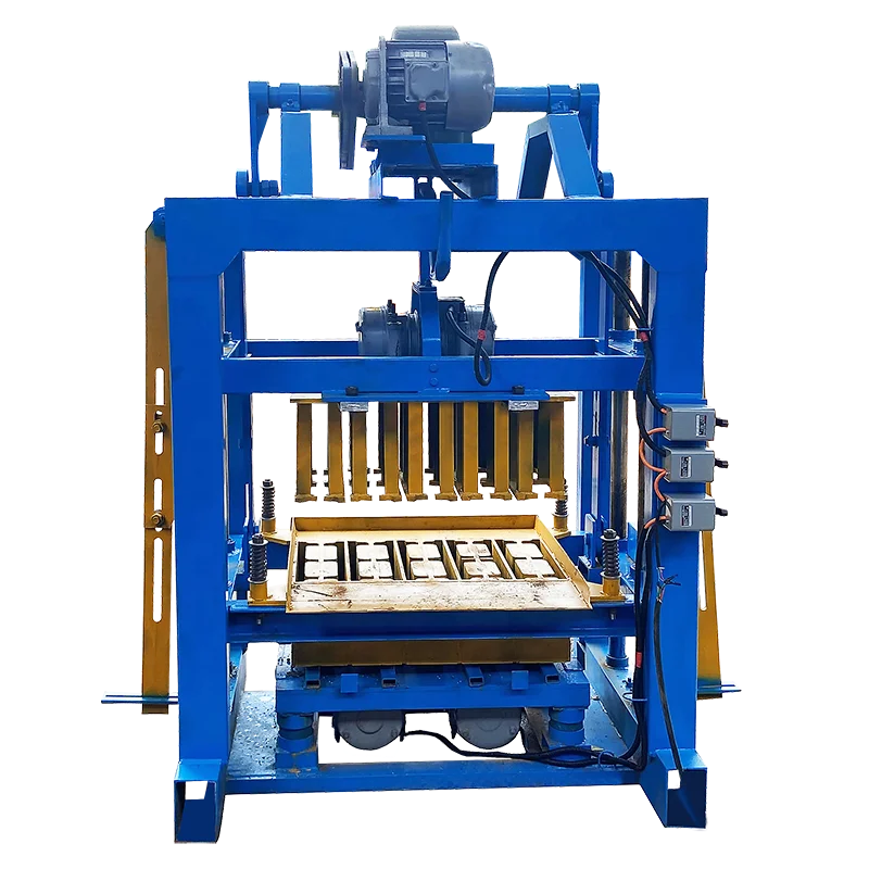 small hand operated block machine