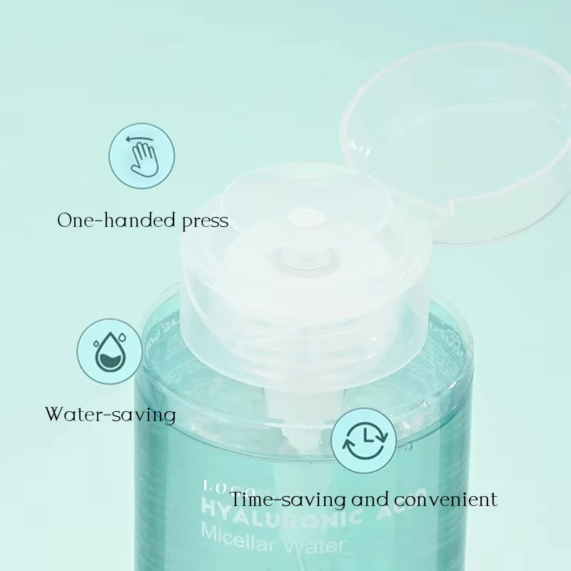 OEM Source Factory 300ML Moisturizing Cleansing Oil Free Clean Blue Sensitive Micellar Water Makeup Remover For Hand Oily Skin