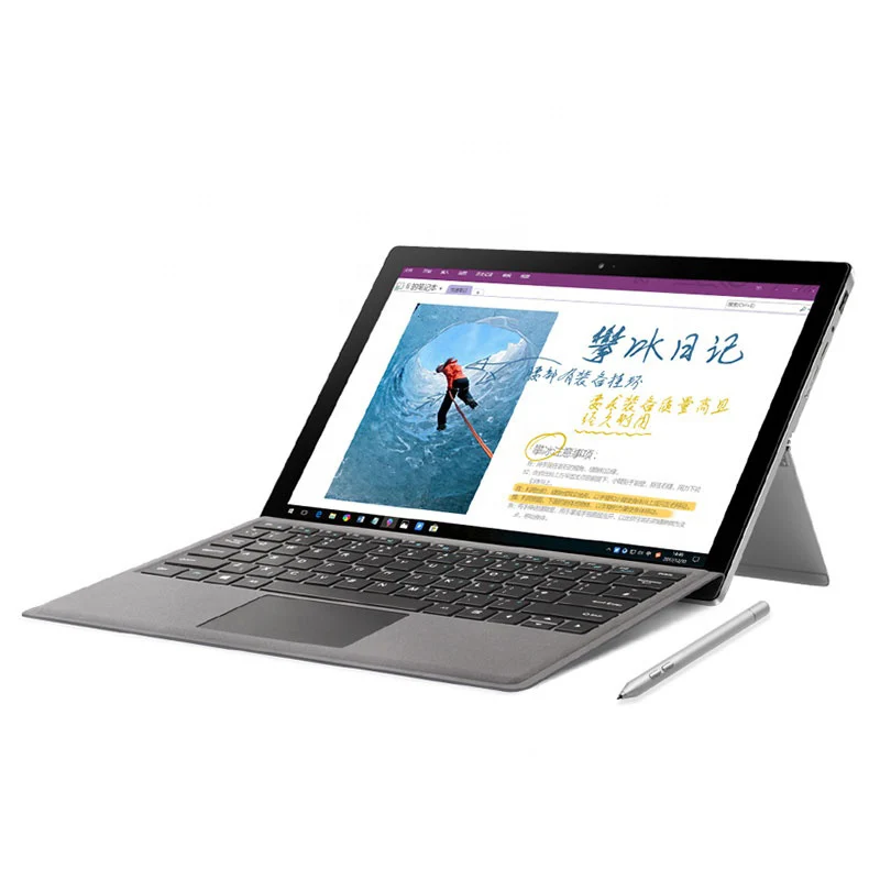 клавиатура, планшетный ПК, 12,6 дюймов, 3K экран, 2880x1920, процессор, i7-7500U, RAM 8 Гб ROM, 256 ГБ, ноутбук