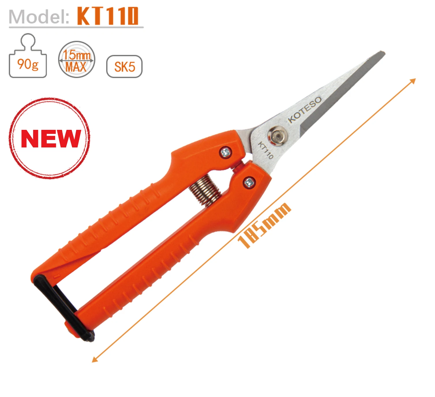 Professional steel pruning shears gardening hand small pruning shears garden forest tree shears