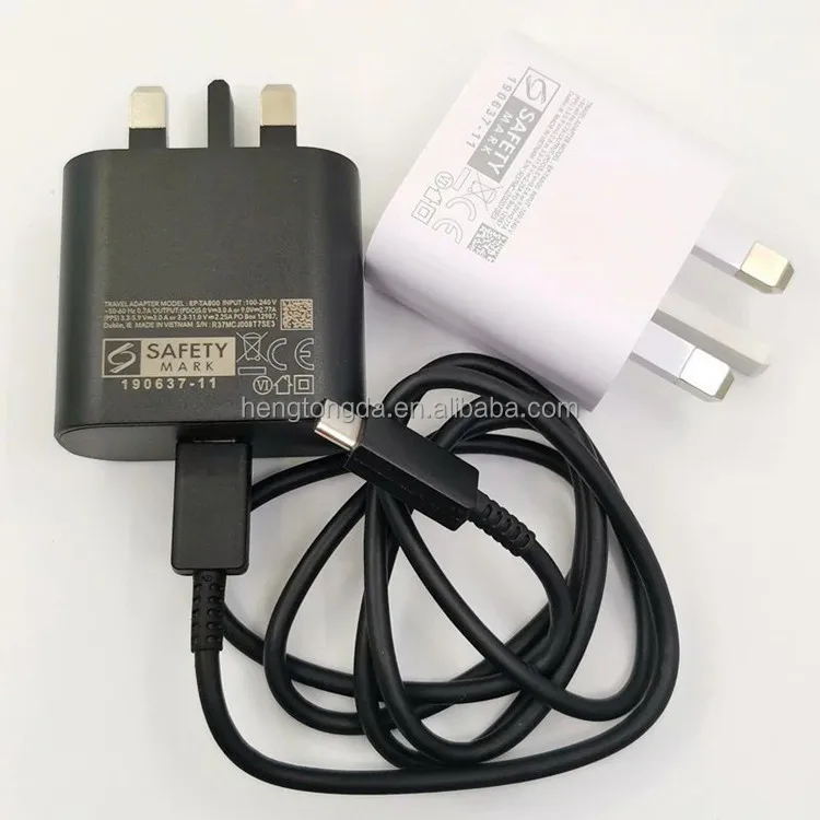 For 25W Original super Fast Charging 5G Charger UK 3 Plug TA800 PD Adapter For Samsung galaxy Note10 S20 s21 Fast type c Charger