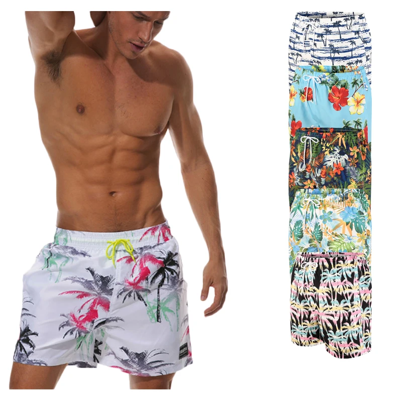 Customized Logo Men Summer Swimming Trunks Wholesale Jogger Beach Boardshort Mens Swim Swimwear Shorts