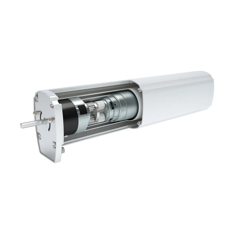 Control with KNX Z-wave TUYA motorised curtain system rail automatic electric automatic curtain control curtain motor