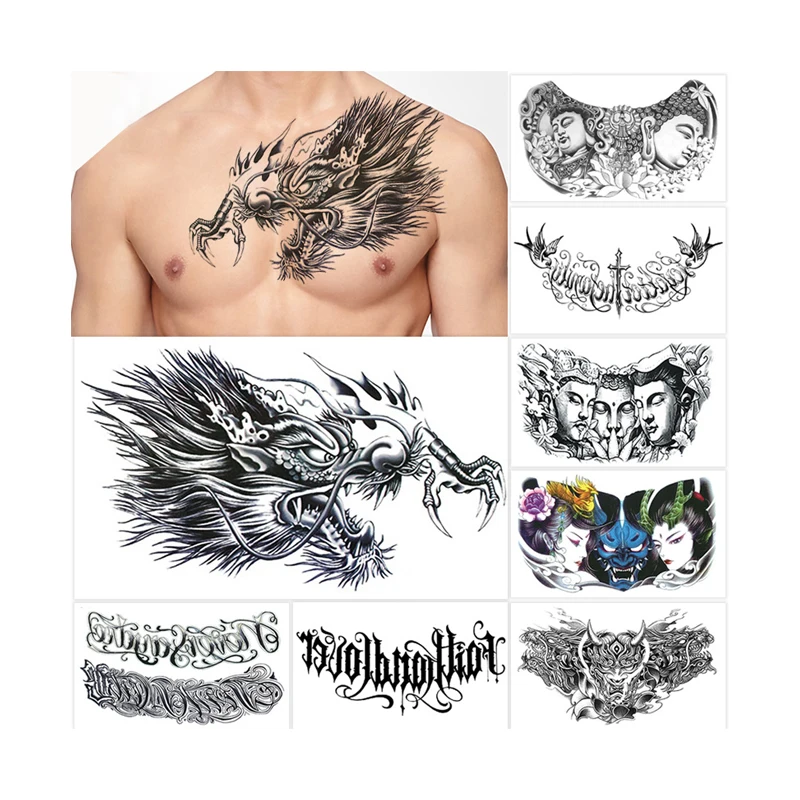 2021 New Style Body Waterproof Tattoo Sticker Body Transfer Stickers Sexy Body Tattoos