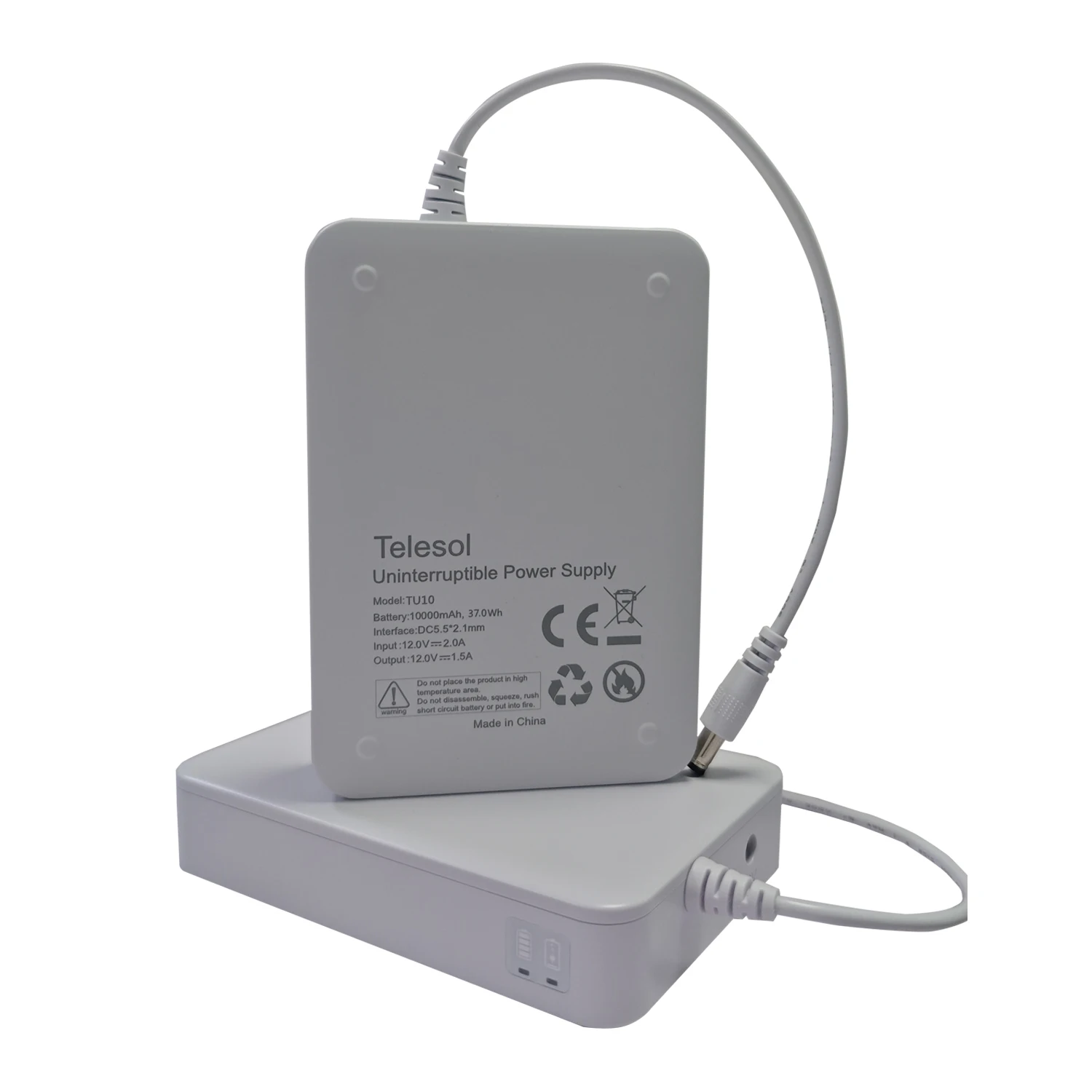 UPS MINI 2V 37WH 10000mah outdoor power bank uninterruptible power supply mini ups for wifi ROUTER ONU ONT