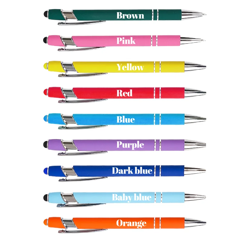 Hot Selling Reusable Natural Black And Blue Ink Permanent School Pen with Logo