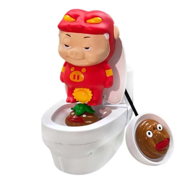 Wholesales Novelty Jokes Prank Toys Remote Control Spraying Water Toilet Electric Prank Toy for Tricky Fun Fashion Gift