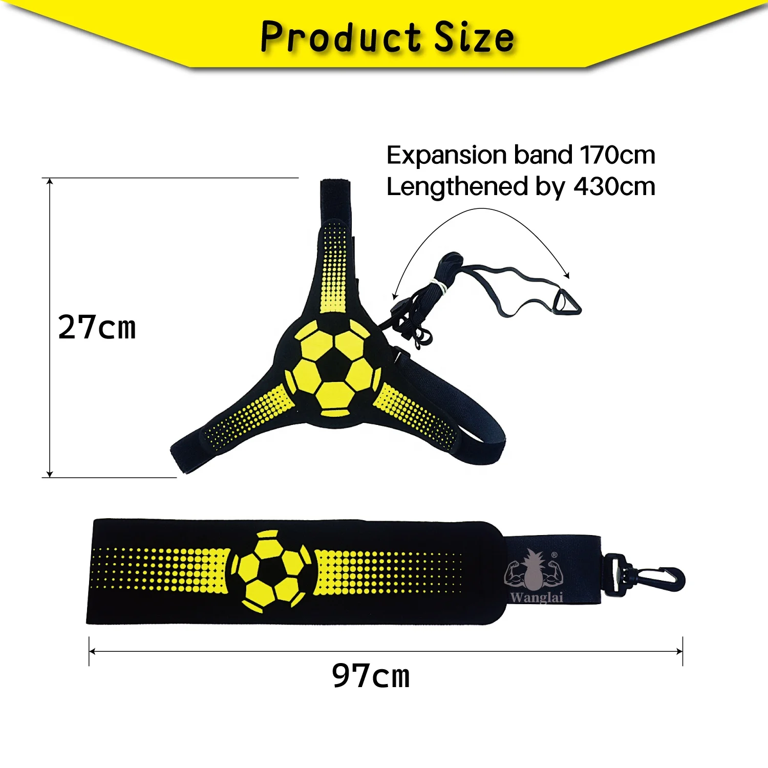 Adjustable Training Equipment, Football Training Belt Kick Trainer, Soccer Solo Trainer Belt For Kick Sport