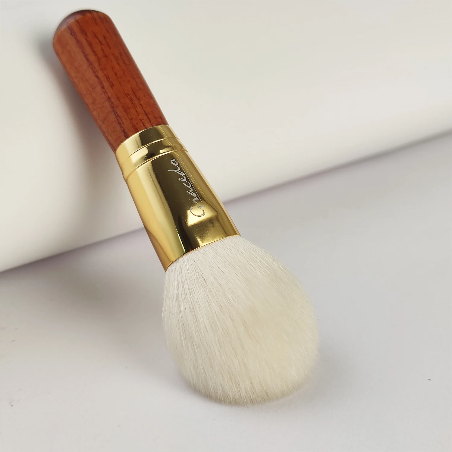 Gracedo single mini goat natural hair powder brush high quality elegant new blusher brush makeup brush vendor