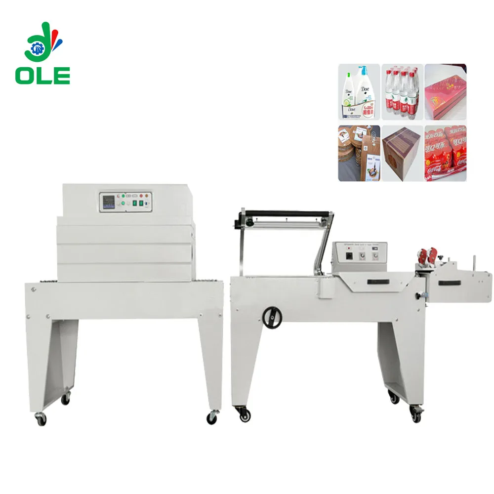 Полуавтоматическая машина для термоусадочной упаковки 450 л, машина для резки и термоусадочной упаковки