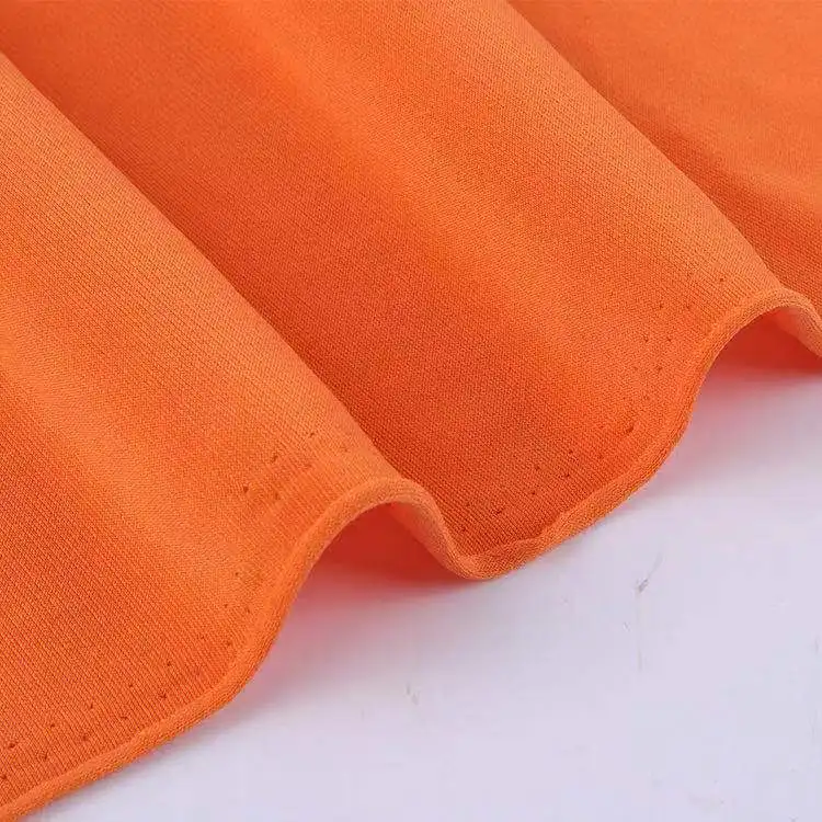 Manufacturer ITY fabric stretch polyester spandex crepe knitted Latin dancewear