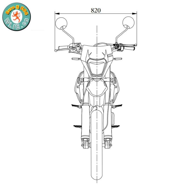 Cool Motorbikes Cheap 49 Cc Gas Scooter Motorcycle Powerful Motor For Adults 50cc Dirt Bike DB50 Pro With Euro 5 EEC COC