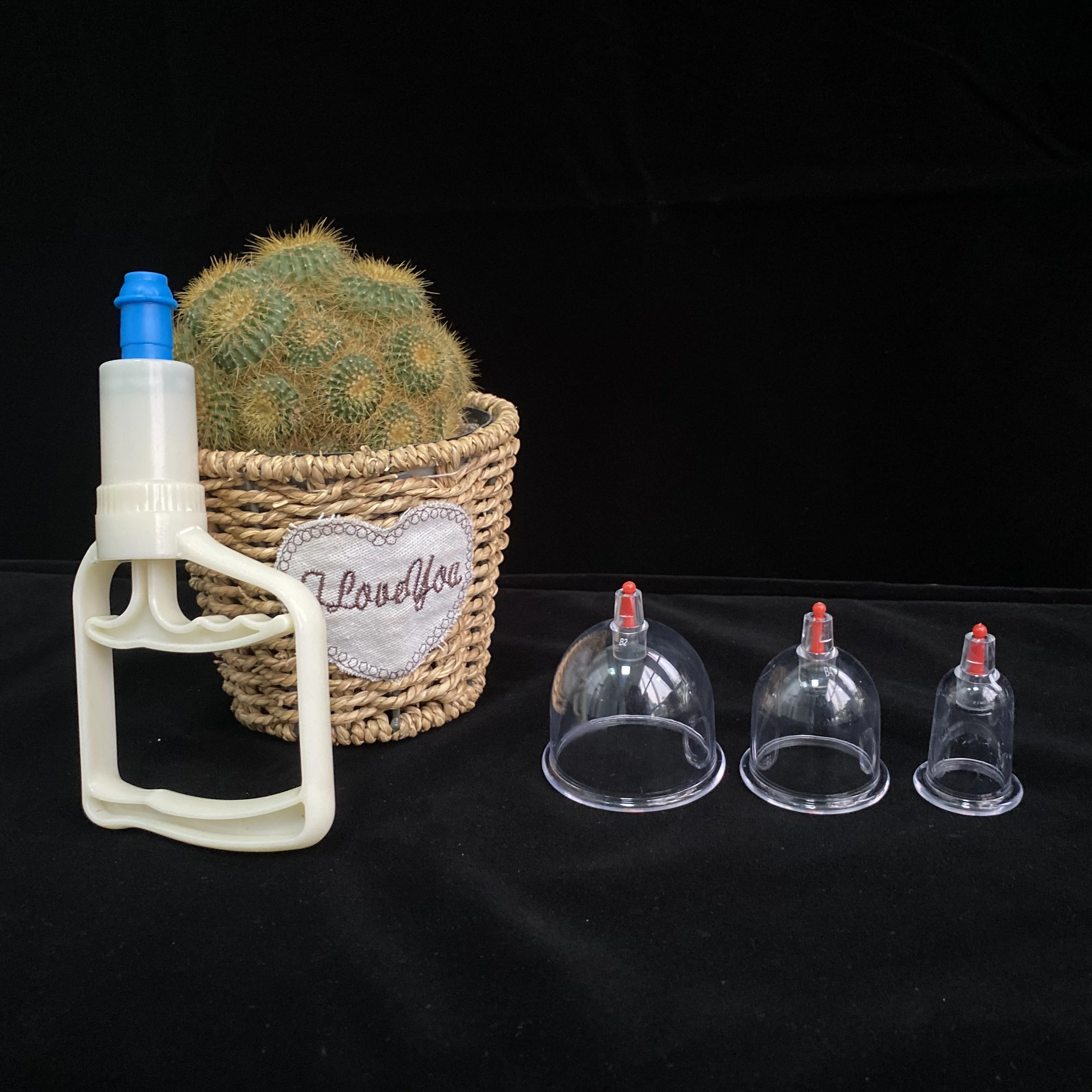 Ventouses hijama kit vaccum therapy apparatus 24 cupping cups set ventosas para acupuntura