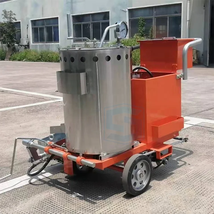 Highway Parking Lot Road Line Painting Thermoplastic Road Marking Machine