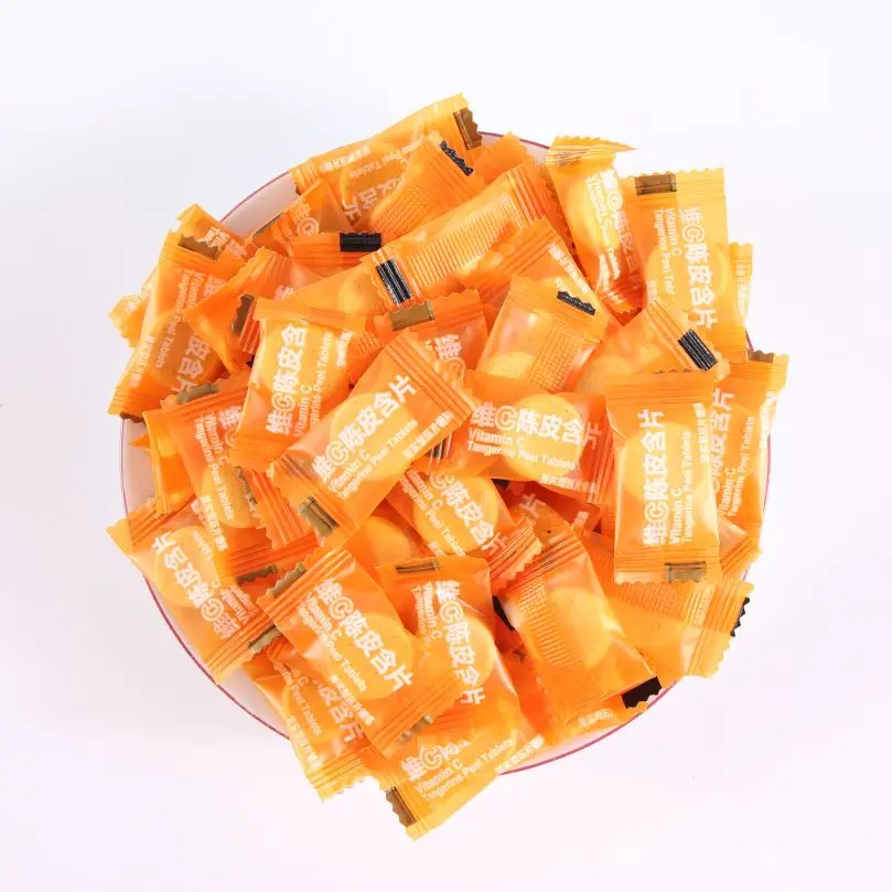 
Factory direct sales Vitamin C Tangerine Bulk colorful packaging candy casual snacks 