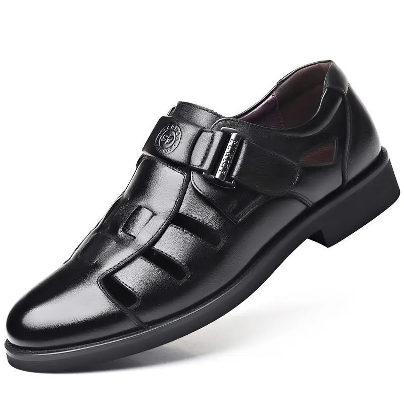 close toe flat sandals for men
