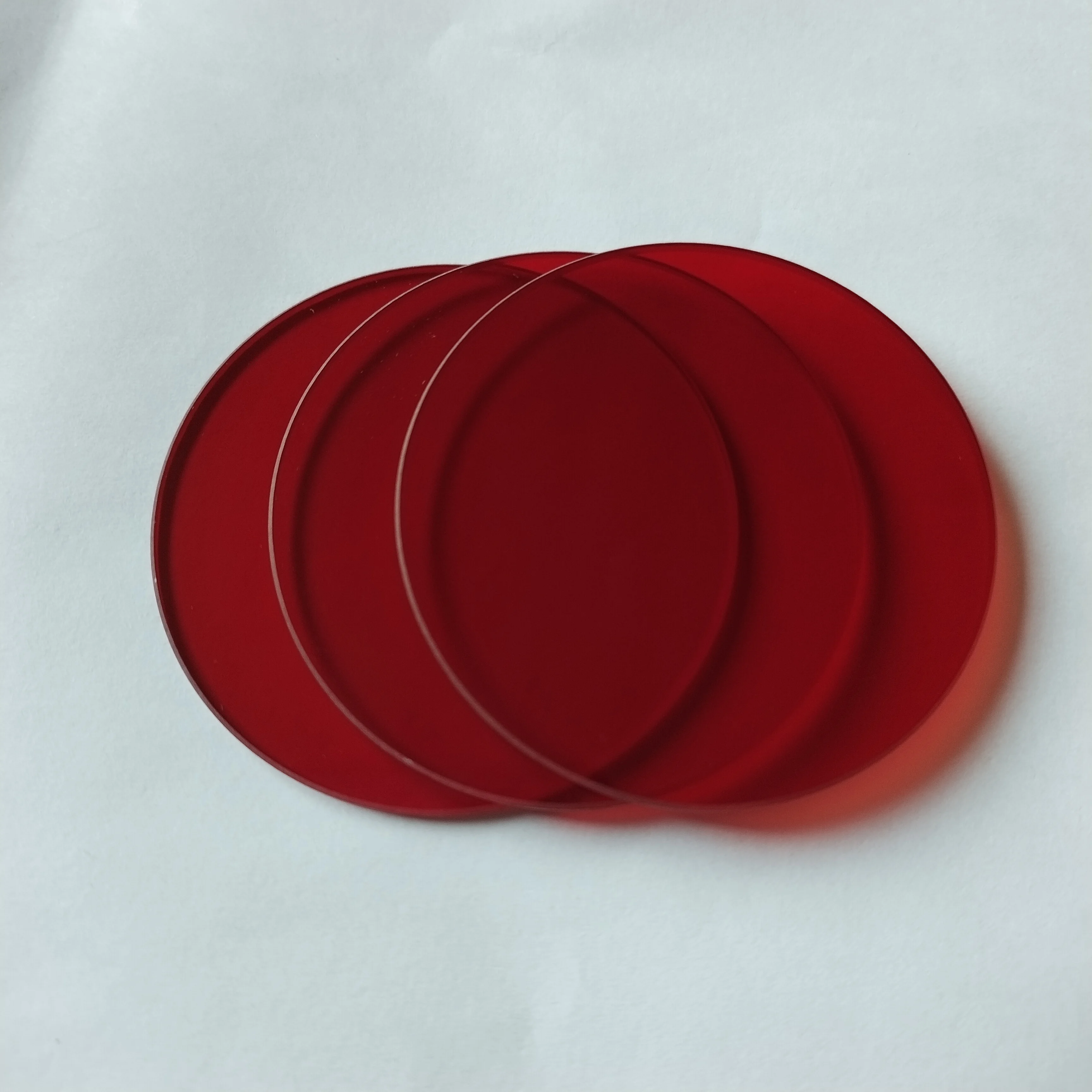 Китайский производитель красный фильтр LongPass 610nm IR Glass RG610 HB610 для оптического окна