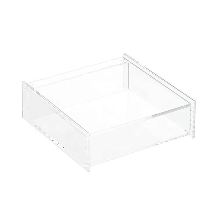 High quality Versatile and durable clear acrylic box with hinged lid