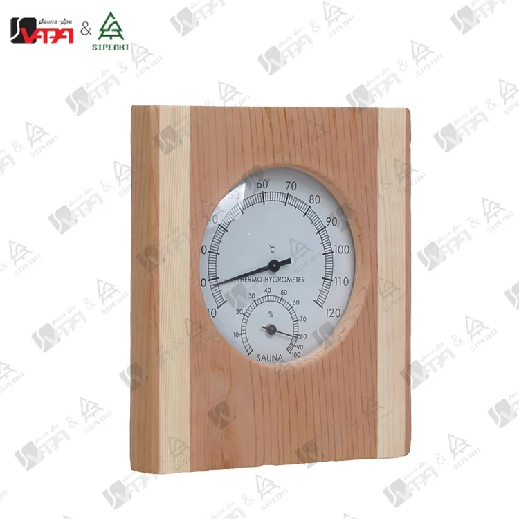 Vapasauna V-T041 прямые продажи с завода высококачественные легкие роскошные аксессуары для сауны термометр красный кедр