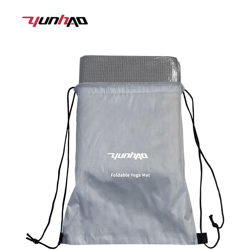 Manufacturer Eco friendly Custom Colourful 3/4/5/6 MM Non-slip Foldable PVC Yoga Mat With Bag For Travel Equipment