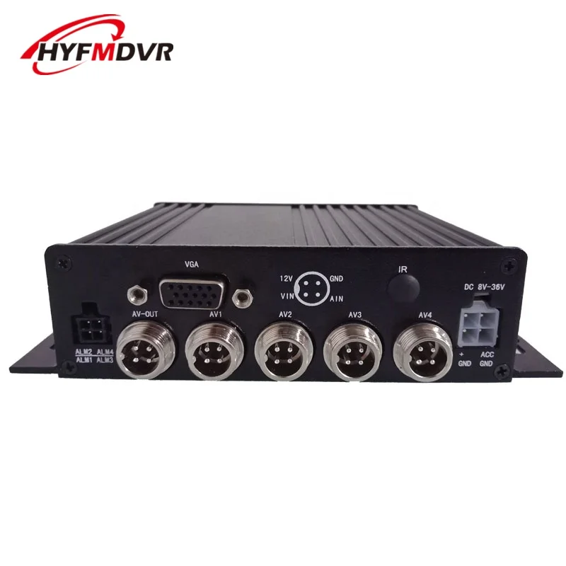 HYFMDVR AHD 4CH MDVR SD Card Car Video School Bus Mobile DVR