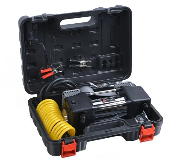 Factory Wholesale Portable Air Compressors Double Cylinder 12v Dc Car Air Pump