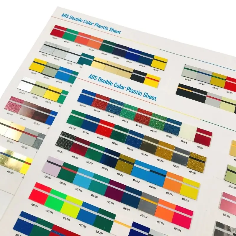 ABS Double Color Sheet with High Adhesive for Engraving