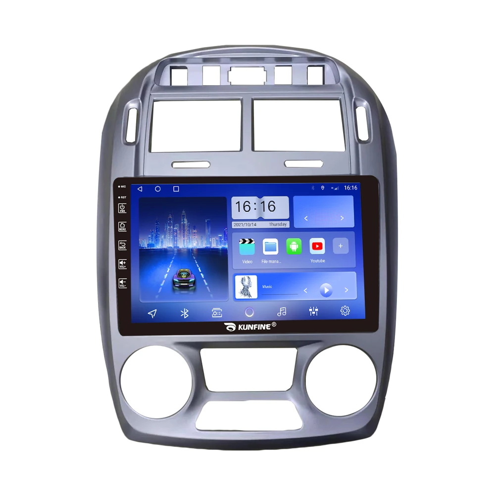 For KIA Cerato 2005 2006 AT 9 inch Headunit Device Double 2 Din Octa-Core Quad Car Stereo GPS Navigation android car radio