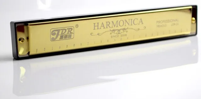 High quality 24 hole polyphony C tone beginners harmonica for