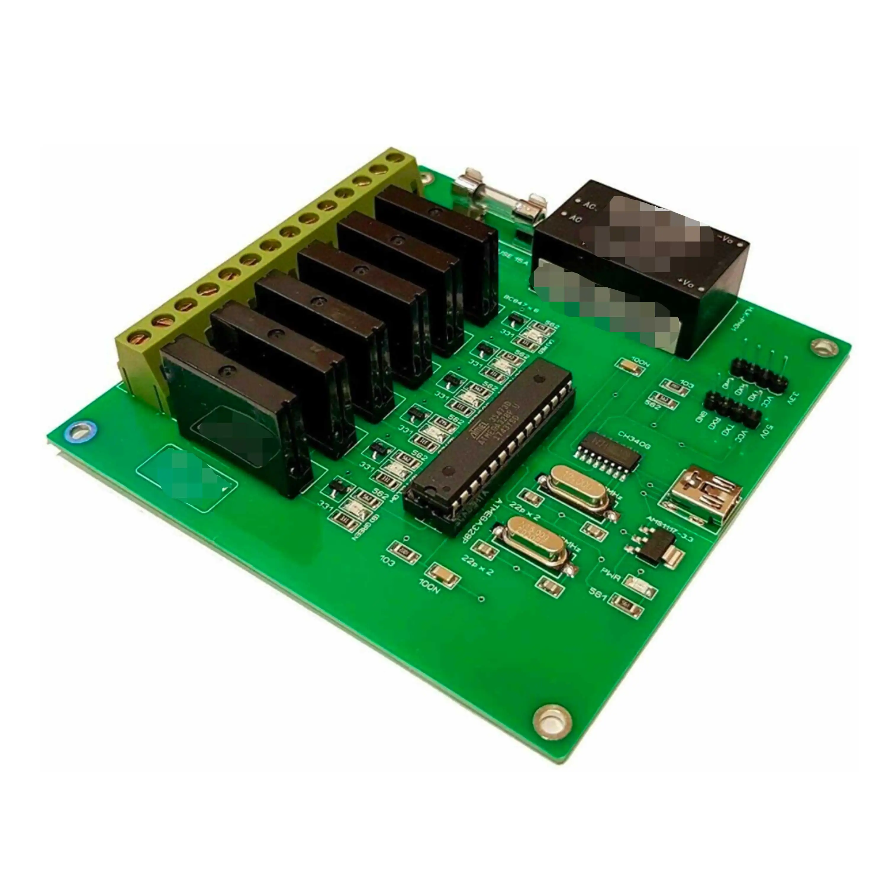Electrode detection system pcb electronic circuit board with pcba assembly service