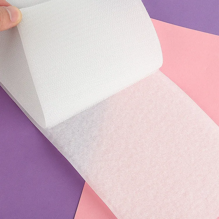 Large Quantity Acceptance Color Sample Color Number Custom All Nylon Material  Spot Black And White Hook and loop