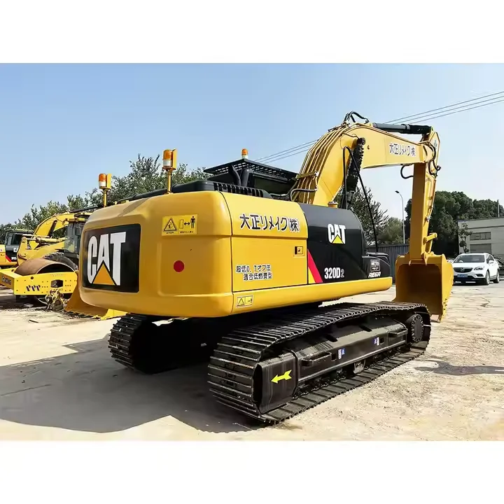 Cheap Sale used Caterpillar CAT320D Crawler Excavator 20.9ton Cat hydraulic cylinder excavator