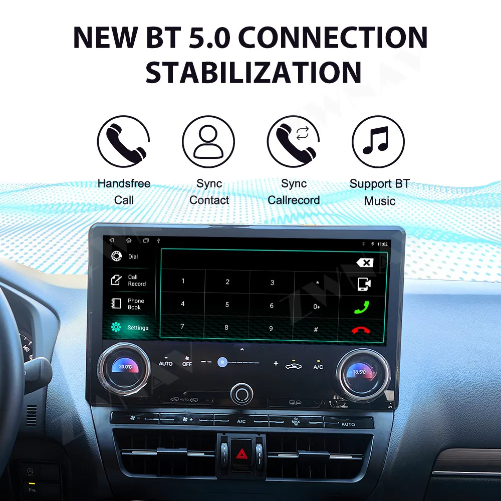 ZWNAV Hot Sale For Toyota LAND CRUISER PRADO Upgrade Lexus GX550 2010-2022 13.1 Inch Android Car Radio Head Unit Car Multimedia