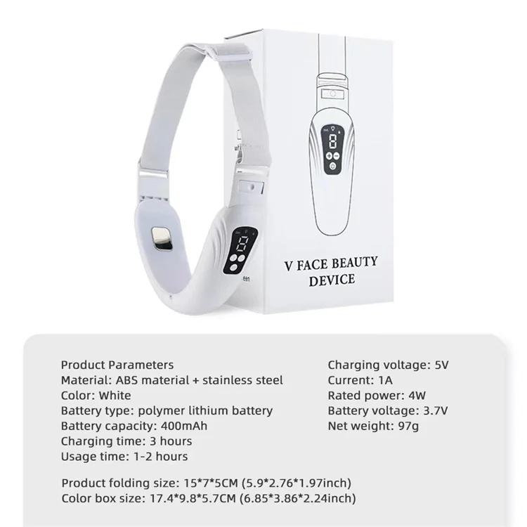 Hot sell Face Neck Lifting Massager V Line Up Lift Belt Machine Reduce Double Chin Red Blue Light Photon Therapy Machine