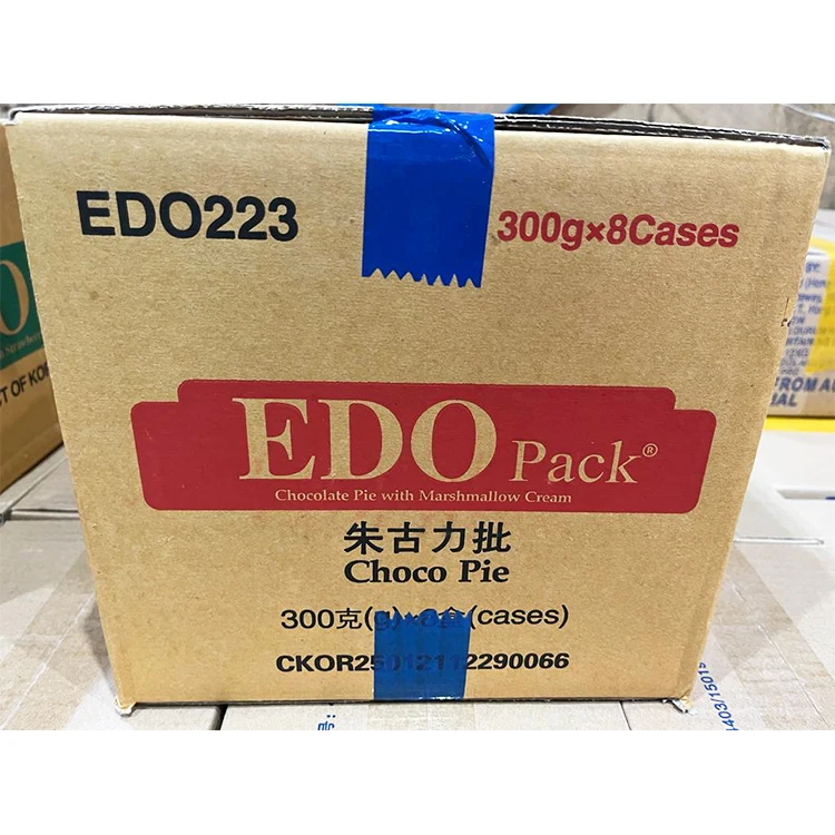 Hot Selling yummy cracker pie chocolate banana chocolate pie with strawberry flavor cracker pie