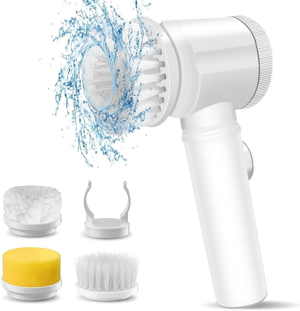 Handheld Brush Electric Cleaning 360 Degree Usb Rechargeable Sink Window Spin Scrubber