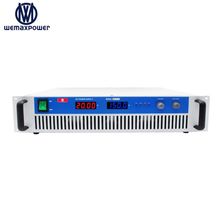 WEMAXPOWER adjustable Stabilized Voltage Current 20a power supply 0-150v dc