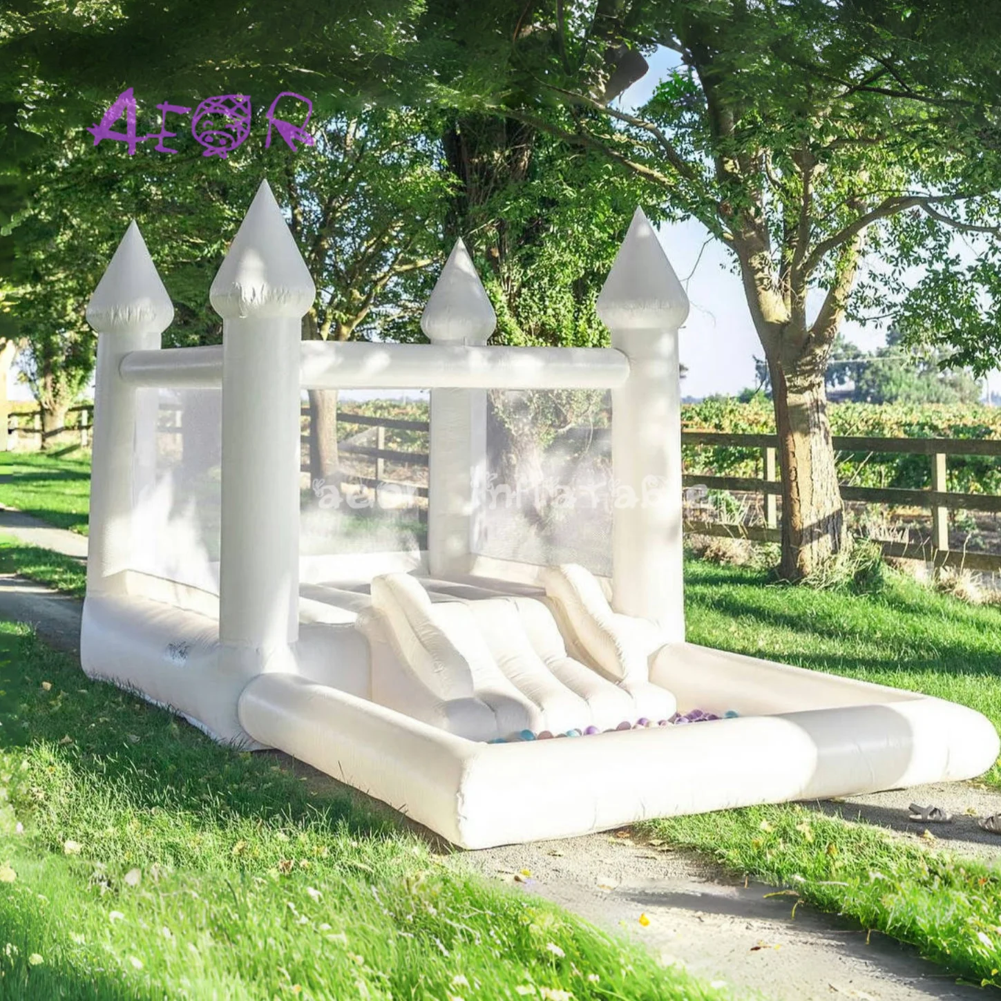 Inflatable bouncy castle jumping castle kids games party rental equipment