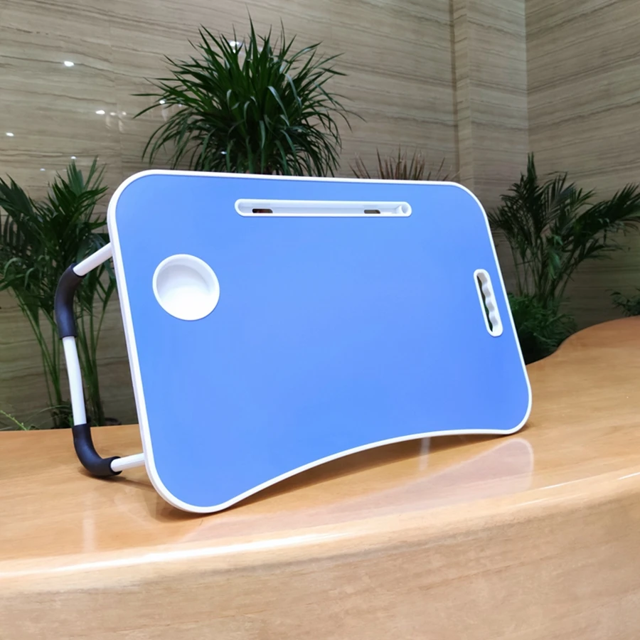 Wooden portable Laptop Table Adjustable Desk Laptop Bed Foldable Table