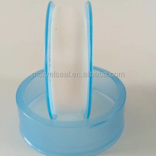 Hot selling ptfe thread seal tape with low price Cinta de ptfe white tape blue cover