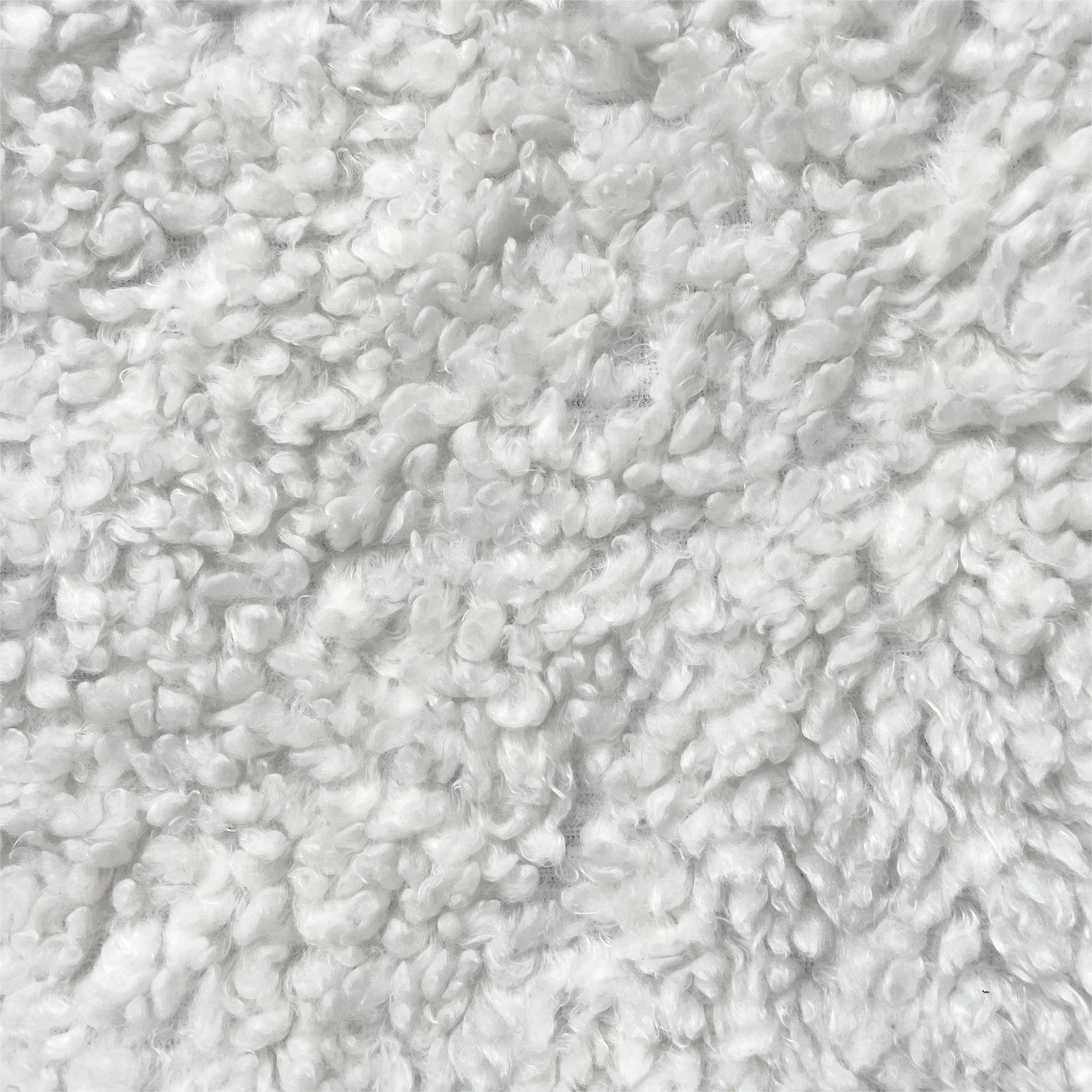 Плюшевая ткань из полиэстера искусственный ягненок флис изогнутая шерсть домашний текстиль коврик для домашних животных плюшевый