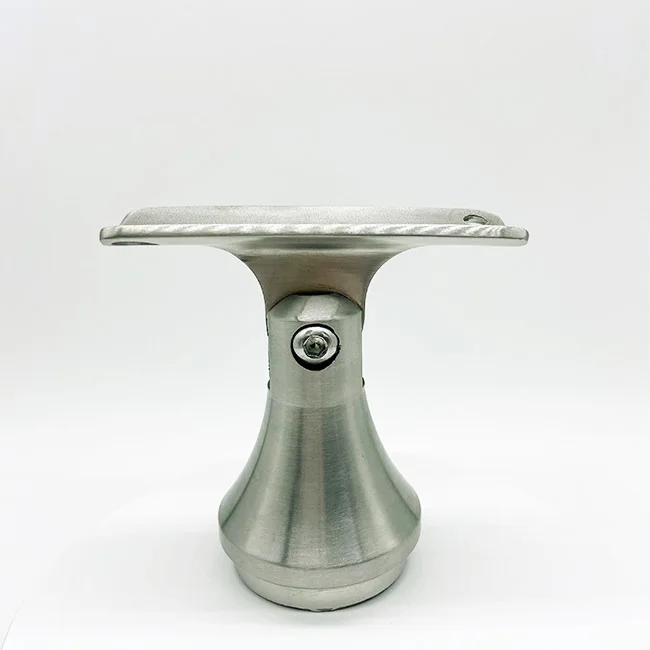 Durable Balustrade Handrail Support Glass Railing Systems Stainless Steel Tube Accessories Adjustable Stair Mounting Bracket