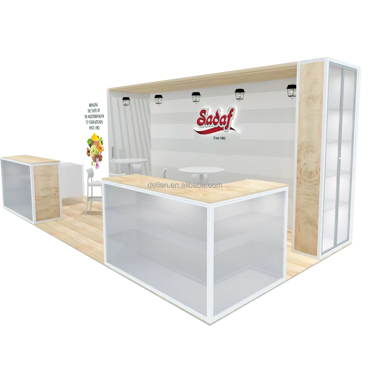10x20ft trade show booth display tension fabric exhibition booth design Modular Exhibition Stand for Trade Show and Expo