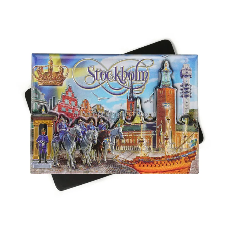 Norwegian Fjords Fridge Magnet Maker Custom Made Norway Foil Paper Magnet