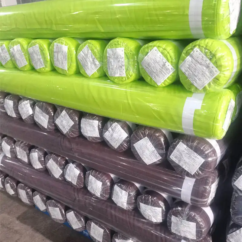 The factory directly provides 100% polyester mercerized cloth for sportswear and shoe material